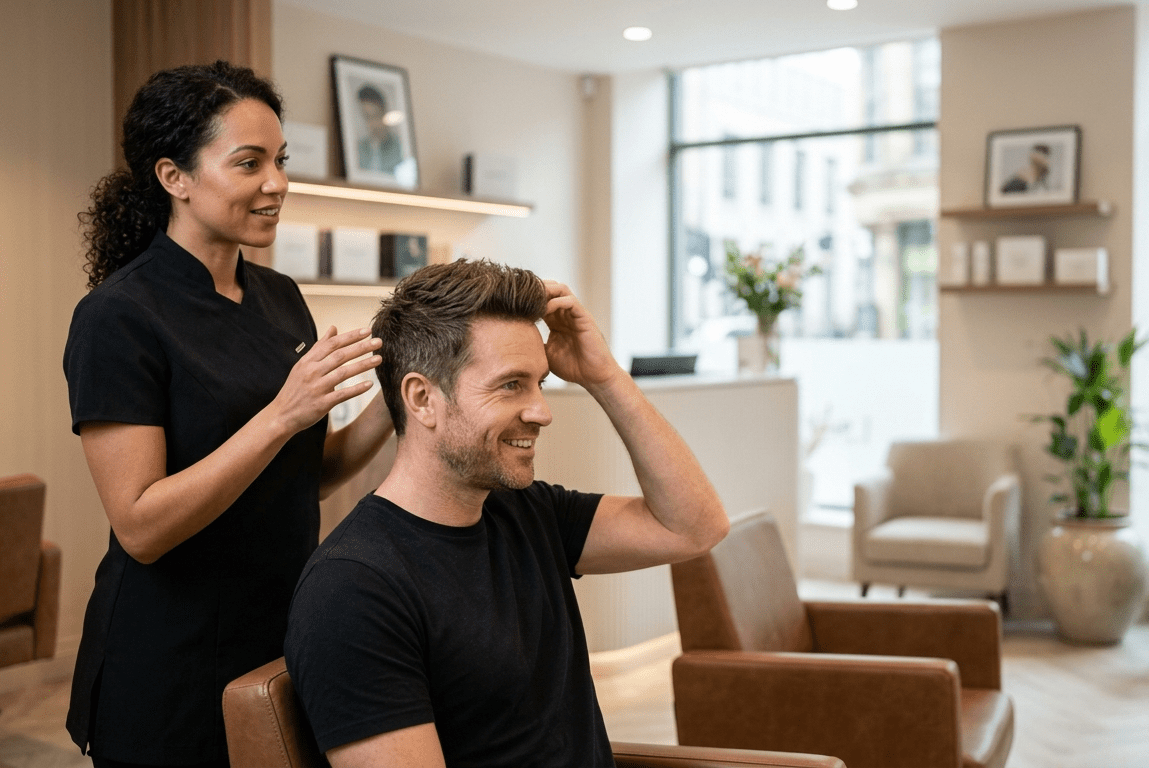 Non-Surgical Hair Replacement in Dubai